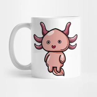 Cartoon Kawaii Axolotl Mug